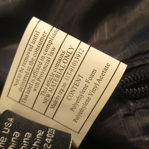 NWT Nautica black "Boat Tote" bag - Picture 8 of 9